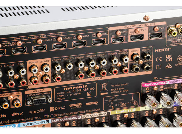 Marantz CINEMA30 - Sølv Referanse hjemmekino-receiver 