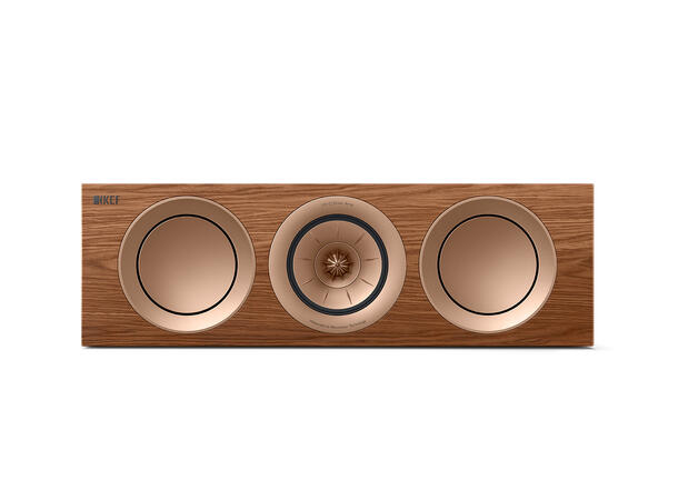 KEF R2 Meta - Valnøtt "Best-i-Klassen" Senterhøyttaler 