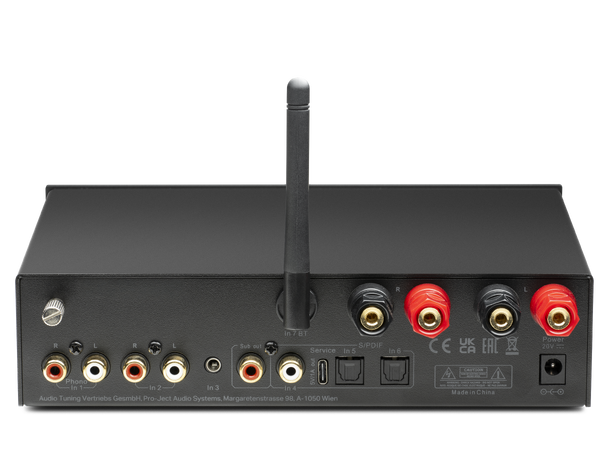 Pro-Ject Stereo Box E - sort Kompakt forsterker m/bluetooth 