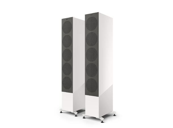 KEF R11 Meta - Hvit 3-veis gulvstående flaggskiphøyttaler 