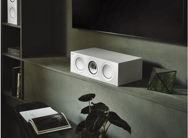 KEF R2 Meta - Hvit "Best-i-Klassen" Senterhøyttaler 