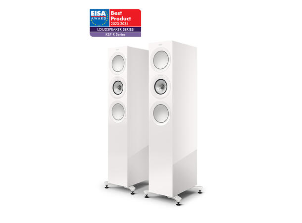 KEF R7 Meta - Hvit "Best-i-Klassen" Gulvstående høyttaler 