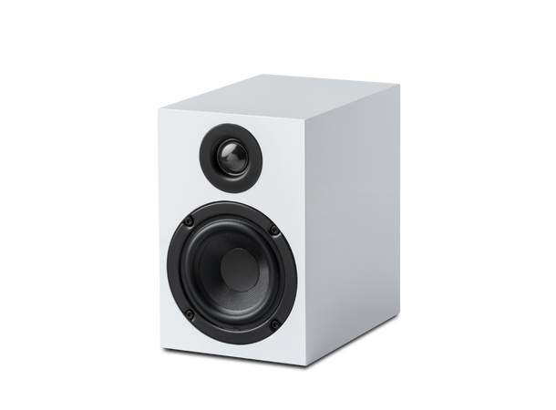 Pro-Ject Speaker Box 3 E - hvit høyglans Ultrakompakt høyttaler- par 