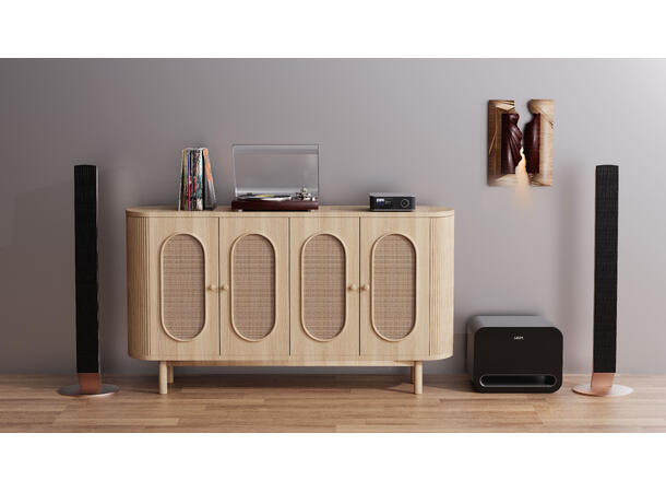 WiiM Sub Pro - sort Trådløs sub 