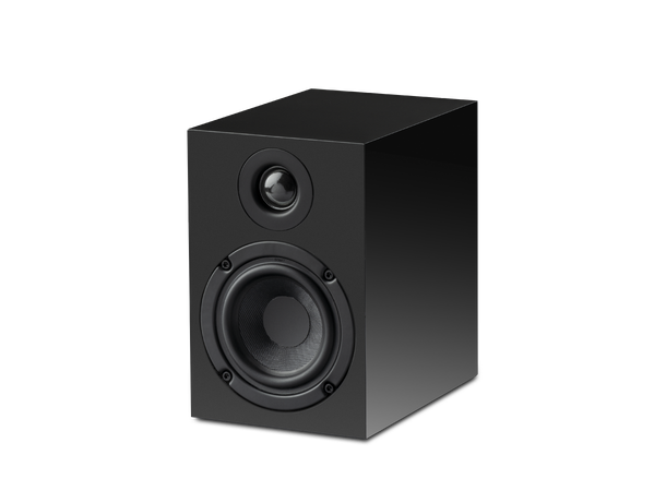 Pro-Ject Speaker Box 3 E - piano sort Ultrakompakt høyttaler- par 