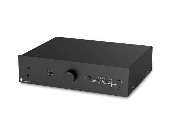 Pro-Ject Uni Box S3 - sort Integrert forsterker med WiiM streaming 