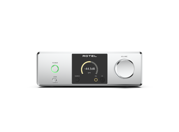 Rotel DX-3 - sølv Hodetelefonforsterker 