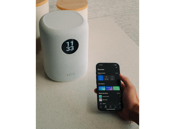 WiiM Sound - hvit Trådløs multiromshøyttaler 