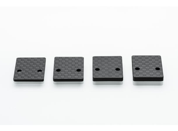 Headshell Spacer Carbon Set Spacere til høydejustering av pickup 