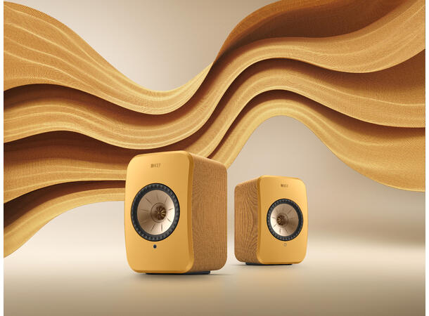 KEF LSX II - amber haze Klasseledende aktiv høyttaler 