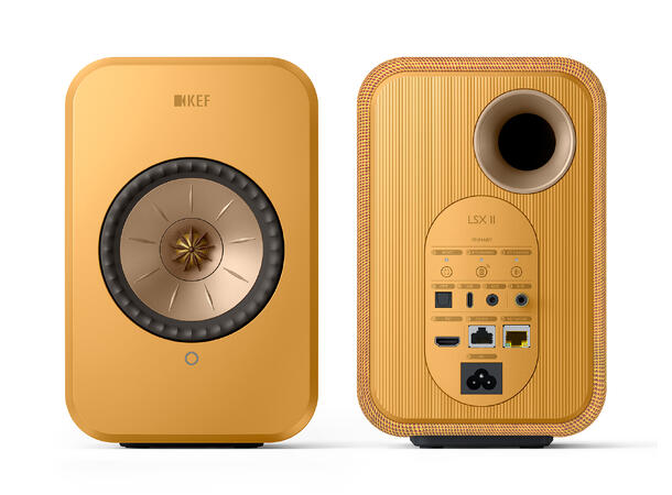 KEF LSX II - amber haze Klasseledende aktiv høyttaler 