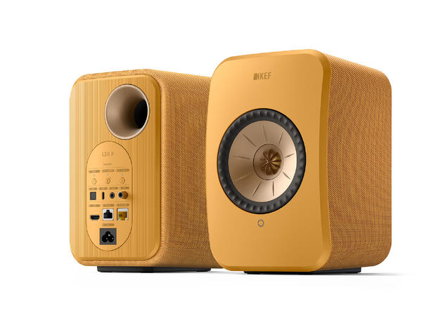 KEF LSX II - amber haze Klasseledende aktiv høyttaler 