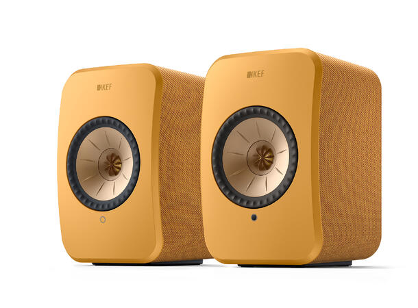 KEF LSX II - amber haze Klasseledende aktiv høyttaler 