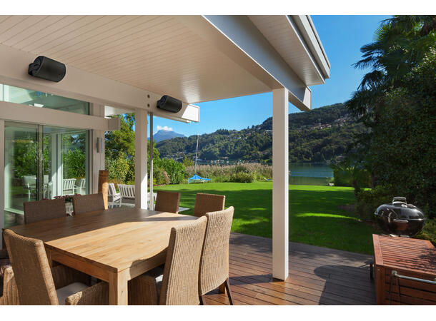 Polk Atrium 6 Sort Utendørshøyttaler 