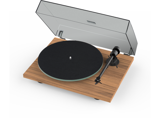 Pro-Ject T1 EVO - valnøtt Platespiller med Ortofon OM10 pickup 