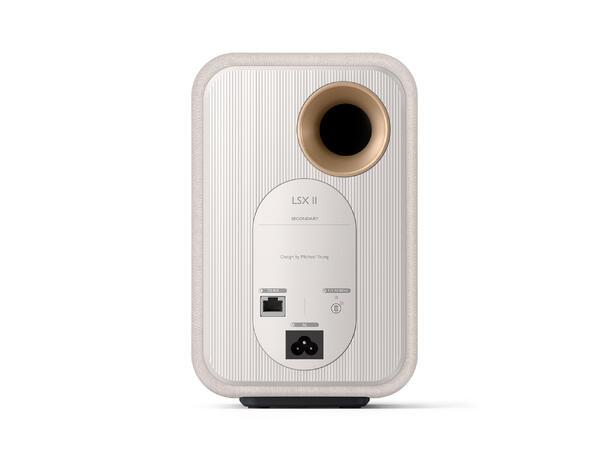 KEF LSX II - cotton white Klasseledende aktiv høyttaler 