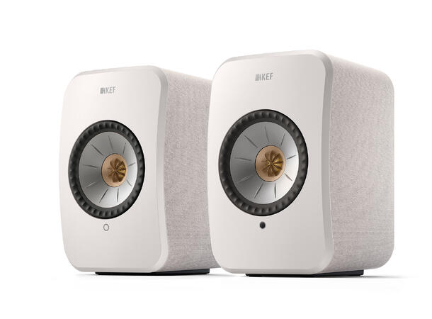 KEF LSX II - cotton white Klasseledende aktiv høyttaler 