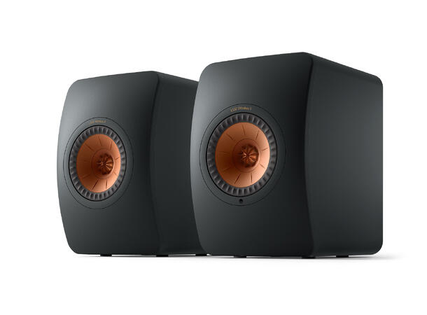 KEF LS50 Wireless II Carbon Black Klasseledende aktiv høyttaler 