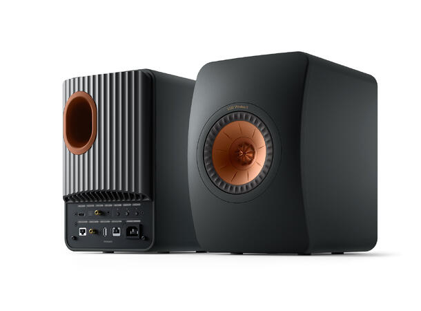 KEF LS50 Wireless II Carbon Black Klasseledende aktiv høyttaler 