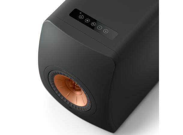 KEF LS50 Wireless II Carbon Black Klasseledende aktiv høyttaler 
