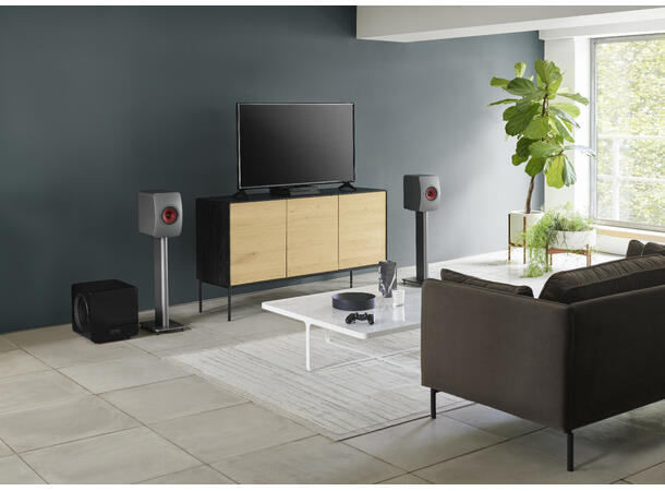 KEF LS50 Wireless II Titanium Gray Klasseledende aktiv høyttaler 