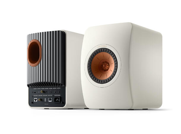 KEF LS50 Wireless II Mineral White Klasseledende aktiv høyttaler 