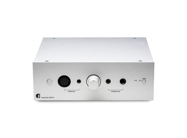 Pro-Ject Head Box DS3 B - sølv Fullbalansert hodetelefonforsterker 