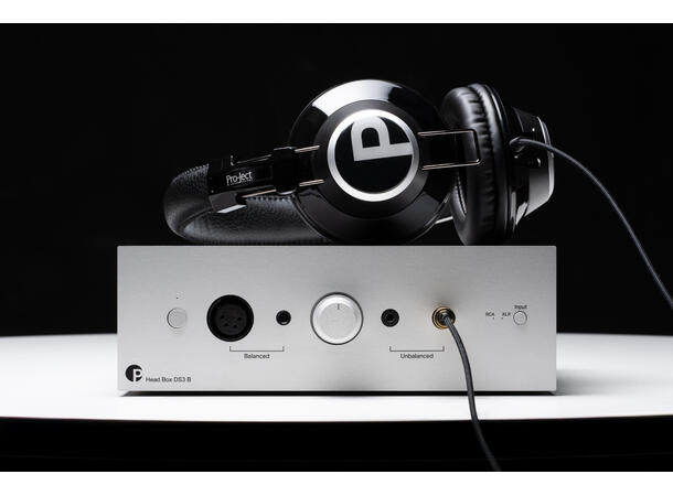 Pro-Ject Head Box DS3 B - sølv Fullbalansert hodetelefonforsterker 