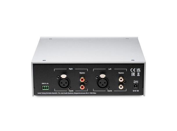 Pro-Ject Head Box DS3 B - sølv Fullbalansert hodetelefonforsterker 