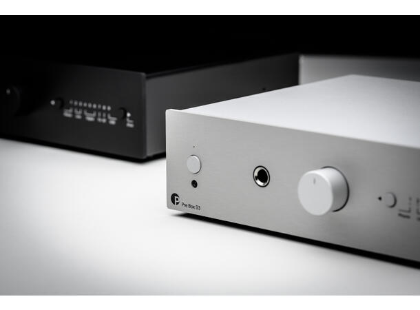 Pro-Ject Pre Box S3 - sølv Kompakt alt-i-ett forforsterker 