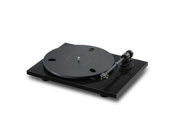 Pro-Ject E1.2 Phono - sort piano Platespiller med innebygd  RIAA-trinn 