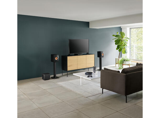 KEF KC62 - Sort Kompakt Subwoofer 