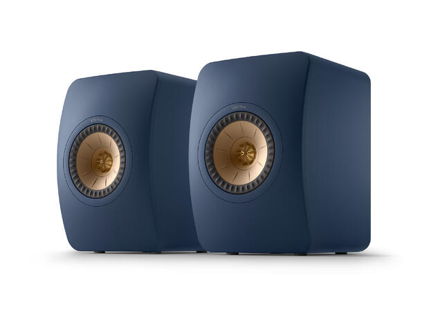 KEF LS50 Meta - Kongeblå Stativhøyttaler 