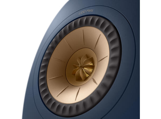 KEF LS50 Meta - Kongeblå Stativhøyttaler 