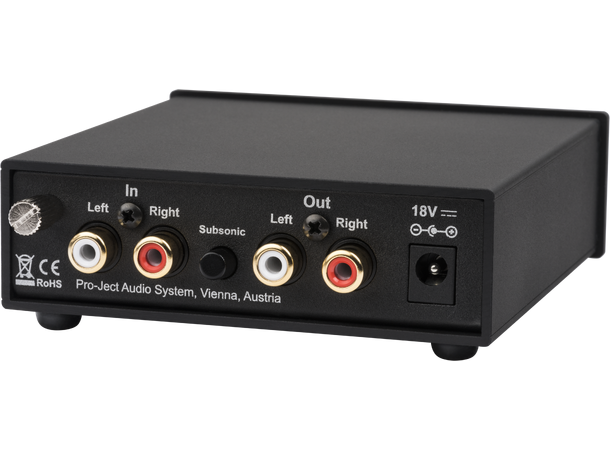 Pro-Ject Phono Box S2 Ultra - sort RIAA-trinn - MM/MC 