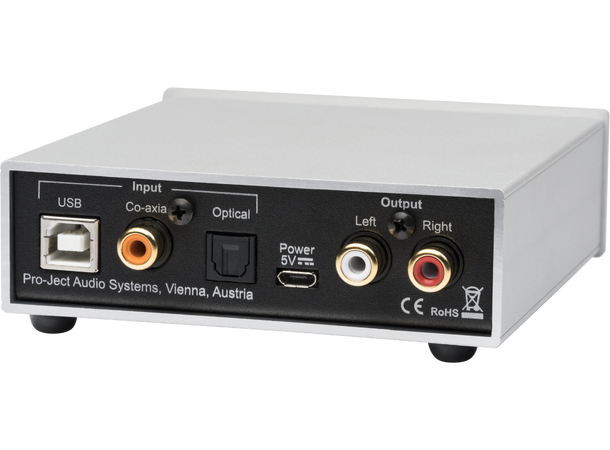 Pro-Ject Head Box S2 Digital - sort Mini hodetelefonforsterker med DAC 