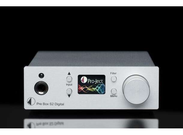 Pro-Ject Pre Box S2 Digital - Sølv Mini Forforsterker med DAC 