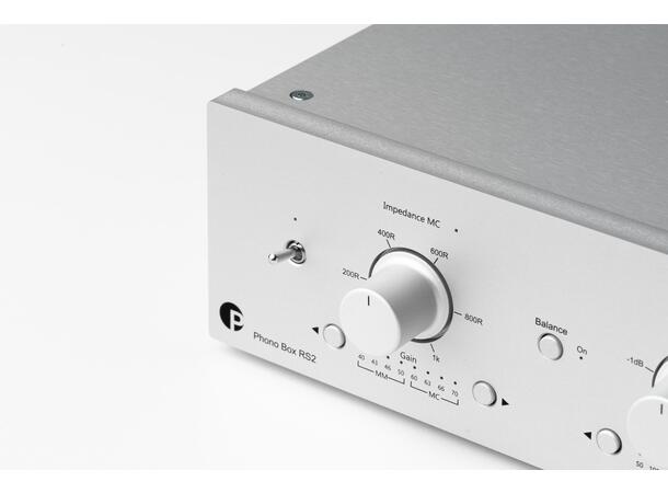Pro-Ject Phono Box RS2 - sort Balansert RIAA-trinn - MM/MC 