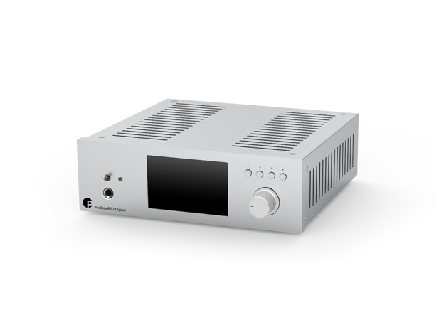 Pro-Ject Pre Box RS2 Digital - sølv Kompakt Forforsterker med DAC 