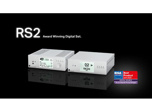 Pro-Ject Pre Box RS2 Digital - sort Kompakt Forforsterker med DAC 