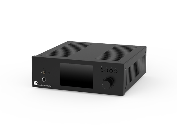 Pro-Ject Pre Box RS2 Digital - sort Kompakt Forforsterker med DAC 