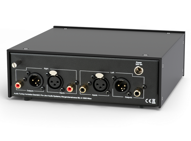 Pro-Ject Phono Box RS2 - sølv Balansert RIAA-trinn - MM/MC 