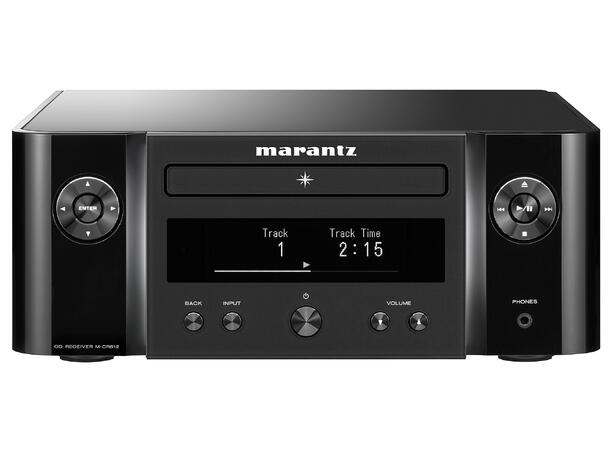 Marantz M-CR612 Sort Trådløst Hi-Fi-system med CD, Bluetooth 