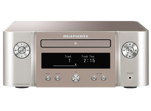 Marantz M-CR612 Sølv Trådløst Hi-Fi-system med CD, Bluetooth 