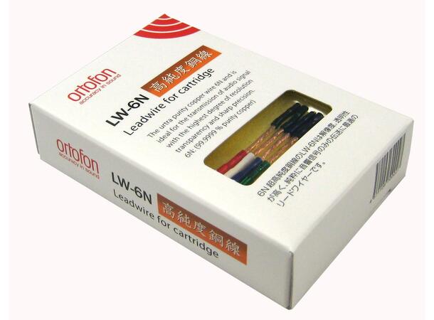 Ortofon LW 6N 4pk med Kabler til pick-up 