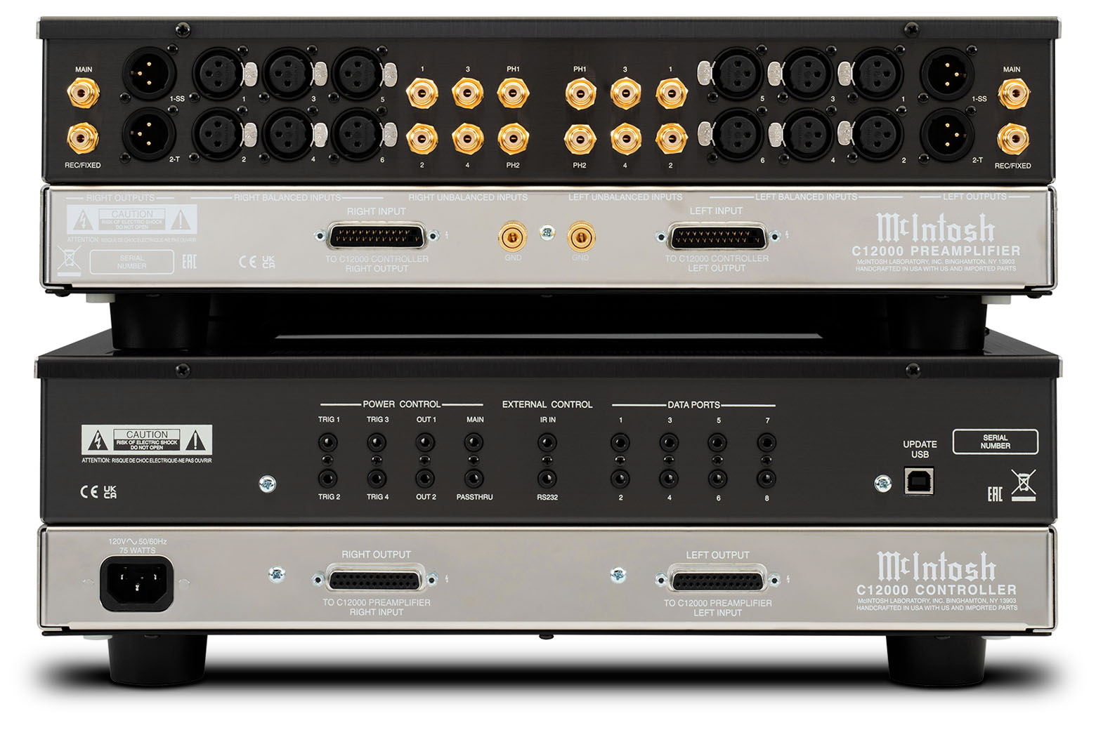 C12000 – bakpanel analoge tilkoblinger