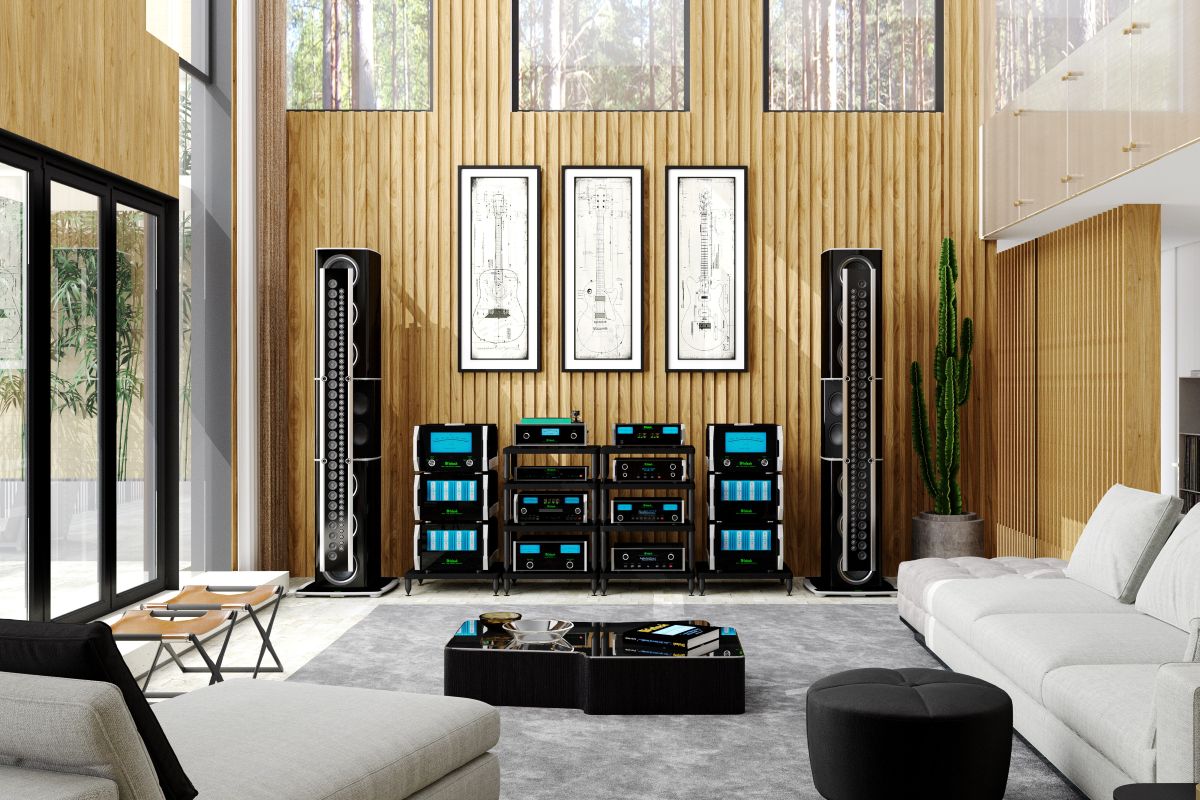 C12000 – oppsett med McIntosh effektforsterker