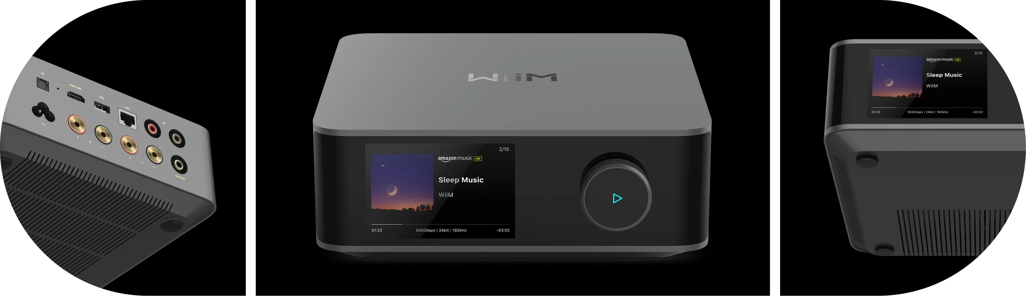 WiiM Amp Ultra – unibody aluminium og berøringsskjerm