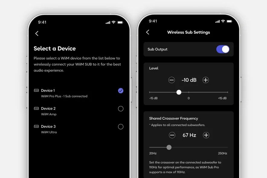 WiiM Home – RoomFit romkalibrering